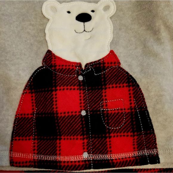 Carter's Just one you Polar Bear Pajama Set Size 18M - Picture 3 of 5